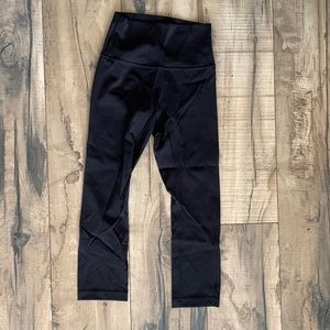 Lululemon Black high rise wunderunders